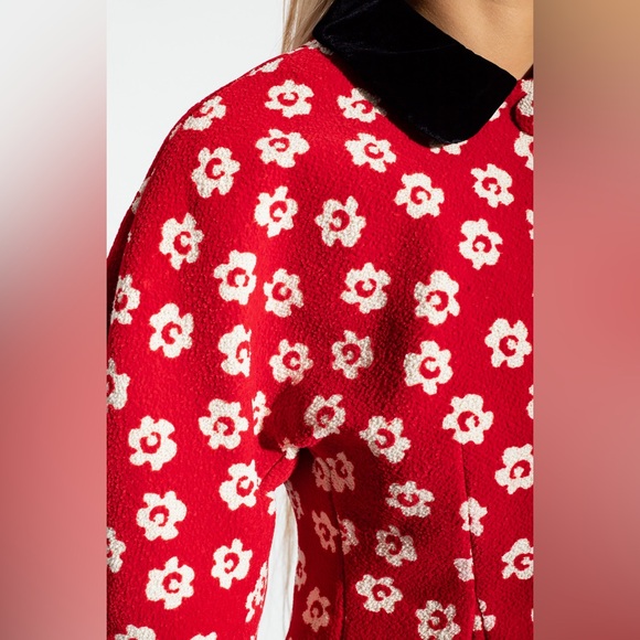 New Tory Burch Flower Stencil Bouclé Jacket - Picture 4 of 15